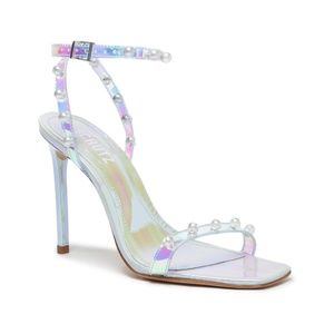NWOT Schutz Pietra Iridescent with Pearls Heel, Size 5, Mermaid Heels